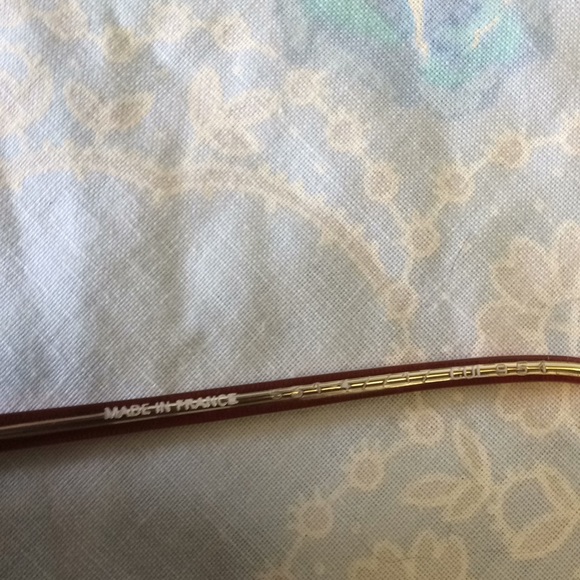 Dark orange vintage glasses frames - Picture 5 of 6